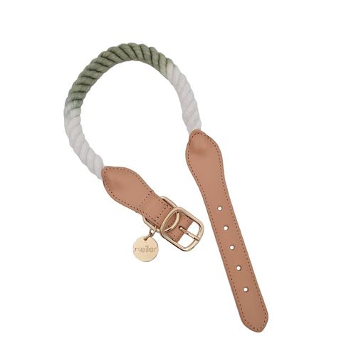 Meiler קולר חבל עור מעוצב L
