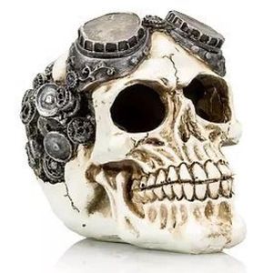 דקורציה גולגולת פיראט משקפת 