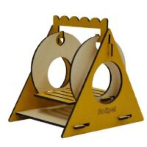 צעצוע לאוגר נדנדת עץ