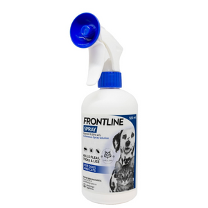 פרונטליין תרסיס להדברת פרעושים וקרציות 500 מ"ל