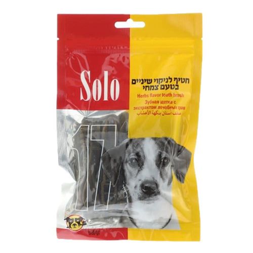 סולו - חטיף לניקוי שיניים בטעם צמחי לכלבים