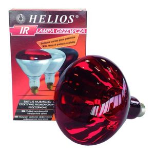 נורת חימום אינפרה אדום עם רפלקטור כפול הליוס