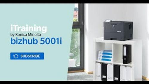 מדפסת לייזר שחור לבן Konica Minolta bizhub 5001i