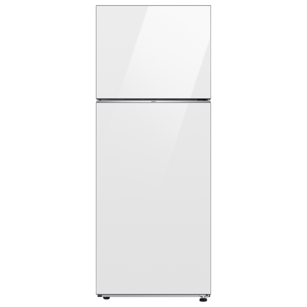 מקרר מהדרין מקפיא עליון - 470 ליטר Samsung סמסונג BeSpoke RT48CB6626WH זכוכית לבנה |יבואן רשמי