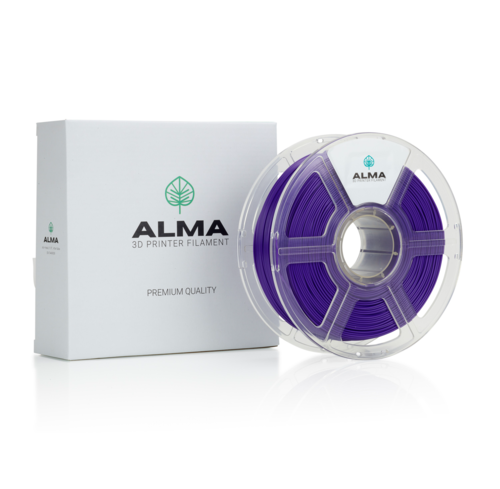 פילמנט איכותי מסוג +ABS מבית ALMA צבע סגול