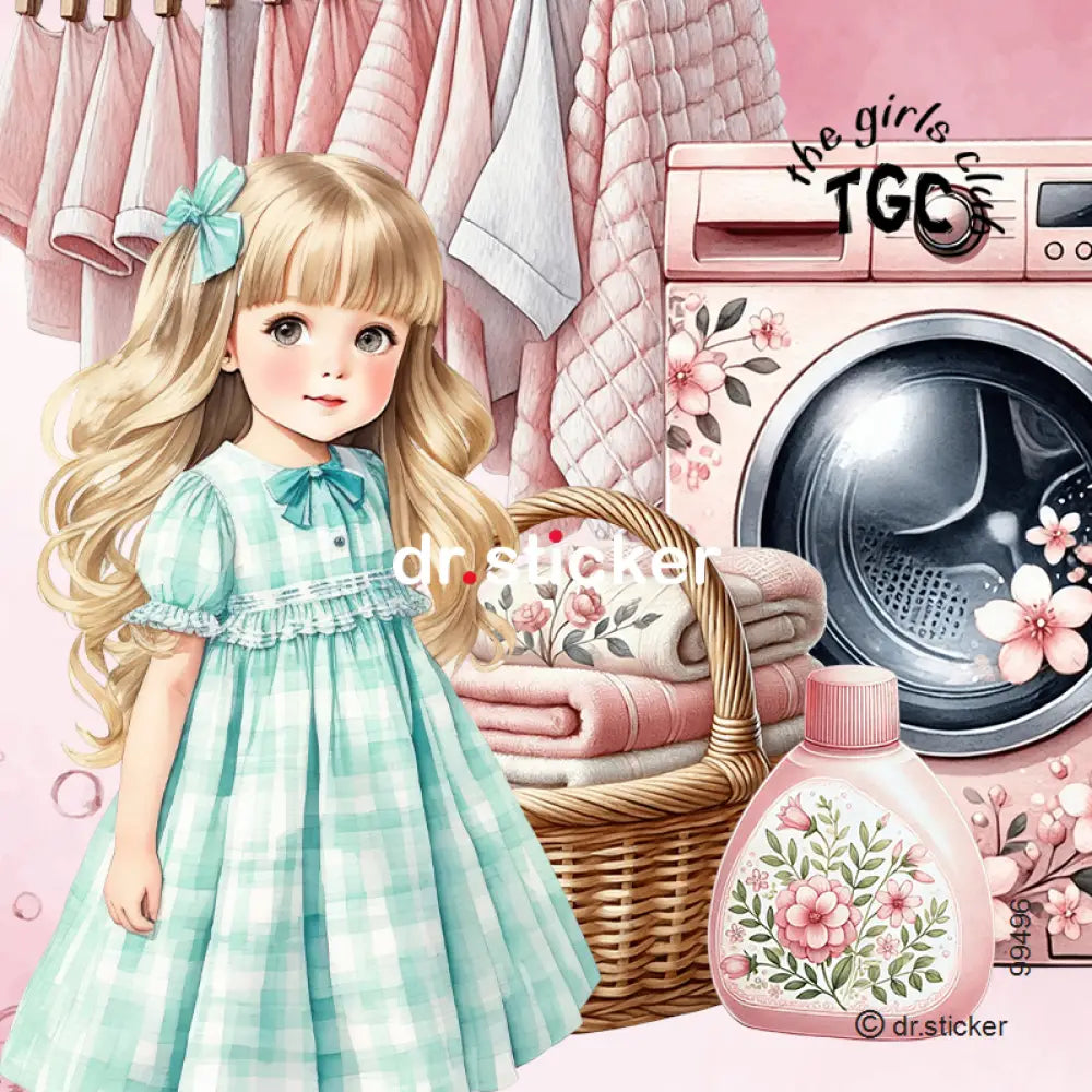 גליל מדבקות ד"ר סטיקר - מועדון הילדות - נקיון