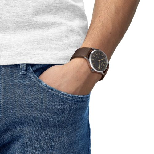 Tissot T142.464.16.062.00 Heritage 1938 39mm אוטומטי לגברים