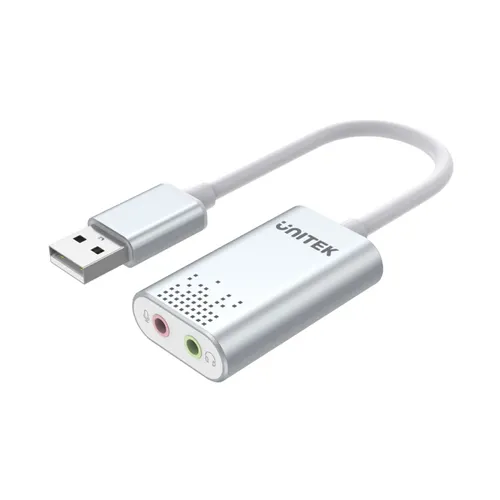 כרטיס קול חיצוני בחיבור UNITEK Y-247A USB