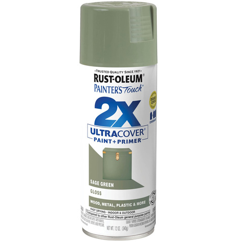 ספריי צבע ירוק מרווה מבריק 340 גרם - Rust-Oleum 2X 