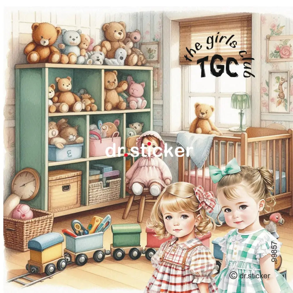 גליל מדבקות ד"ר סטיקר - מועדון הילדות - שעת משחק