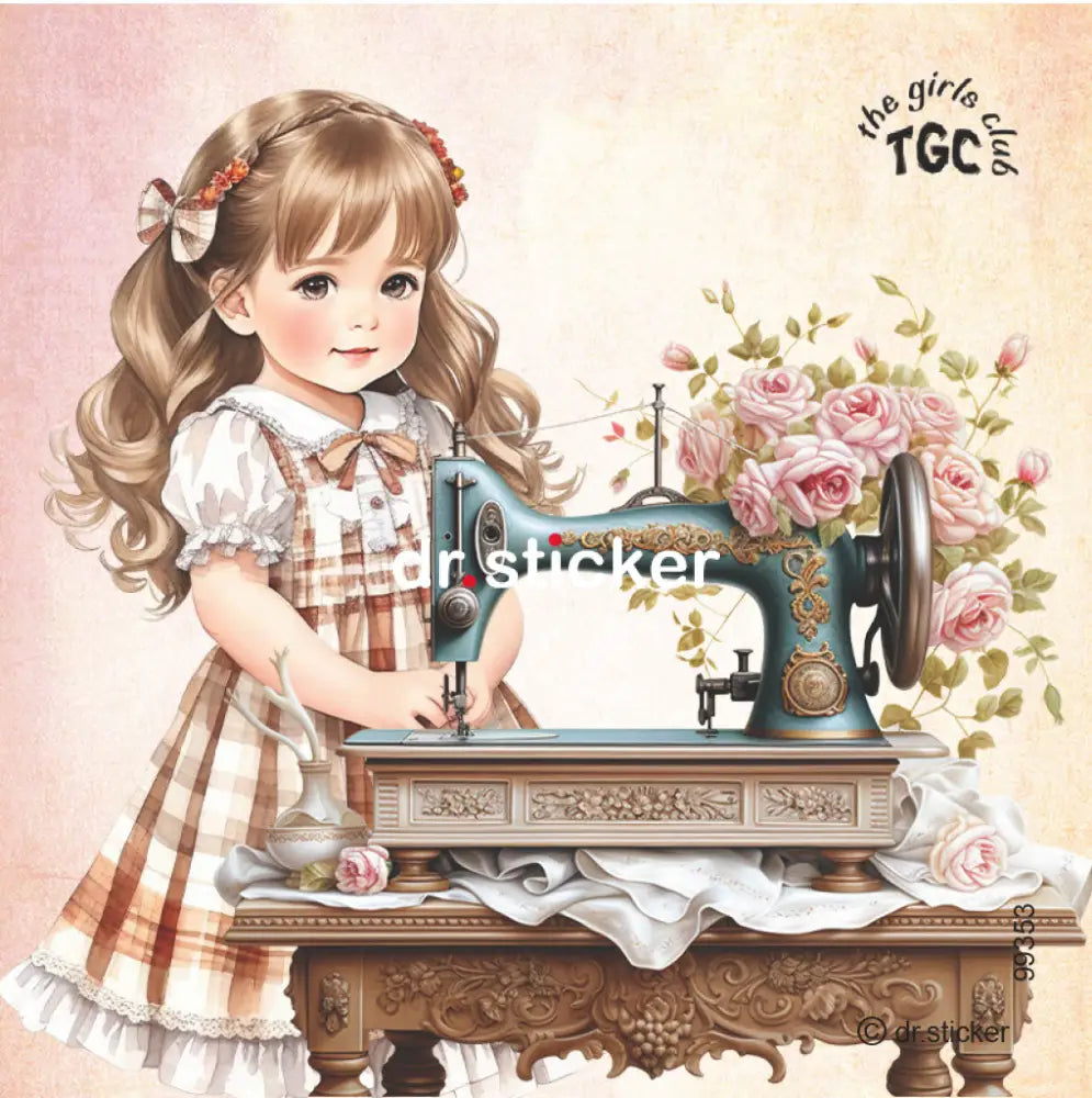 גליל מדבקות ד"ר סטיקר - מועדון הילדות - וינטג