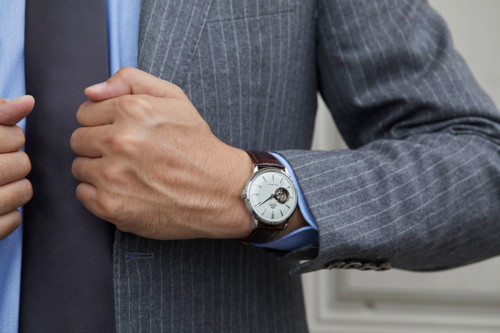 Orient RA-AG0002S30B BAMBINO OPEN HEART מנגנון אוטומטי 