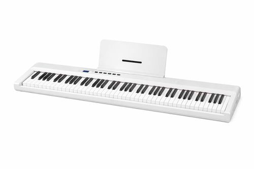 פסנתר חשמלי מתקפל 88 קלידים בצבע לבן - Hailun HLA500