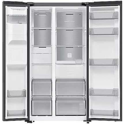 מקרר SBS כולל קיוסק 635 ליטר Samsung RS70F64KET | יבואן רשמי