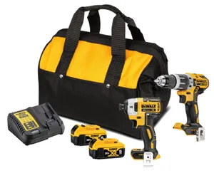 סט מברגה/מקדחה + אימפקט 18V דגם DCK266P2 תוצרת DEWALT
