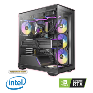 מחשב נייח גיימינג  RTX 5060 Intel Core i5-14600K - Gaming כונן 1TB SSD, זכרון 32GB DDR5 Eilat Depot