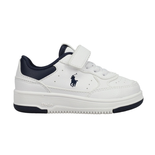 נעל POLO RALPH LAUREN מידות 27-34 לילדים בגוון לבן-נייבי