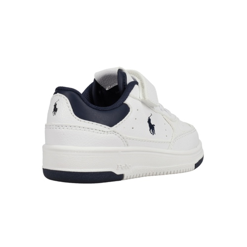 נעל POLO RALPH LAUREN מידות 27-34 לילדים בגוון לבן-נייבי