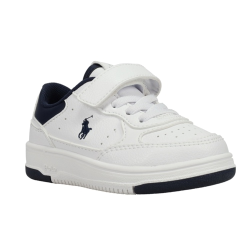נעל POLO RALPH LAUREN מידות 27-34 לילדים בגוון לבן-נייבי