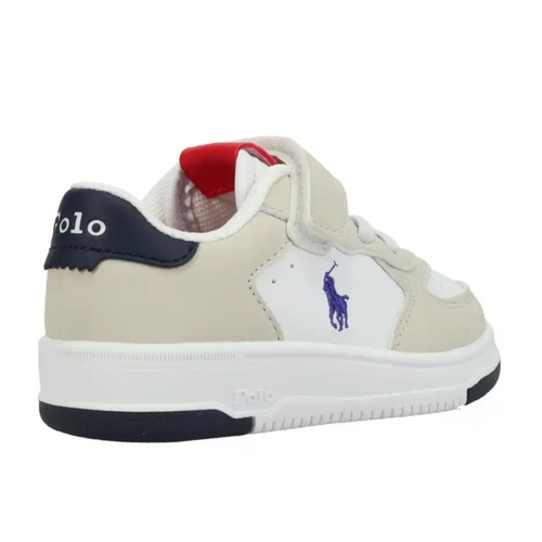 נעל POLO RALPH LAUREN מידות 27-34 לילדים בגוון בז'-נייבי