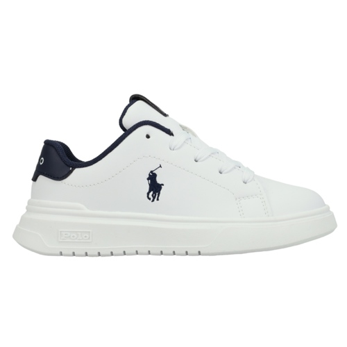 נעל POLO RALPH LAUREN מידות 30-35 לילדים בגוון לבן-נייבי עם שרוכים