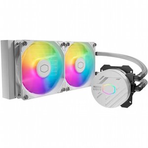 קירור נוזלי למעבד COOLERMASTER ML240L WHITE RGB LIQUID
