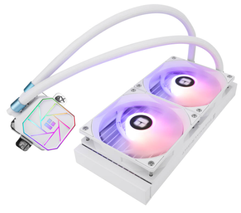 קירור נוזלי למעבד 2 מאוררים THERMALRIGHT AQUA ELITE ARGB WHITE 240