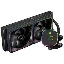 קירור נוזלי למעבד עם צג טמפרטורה THERMALRIGHT HORIZON DIGITAL ARGB BLACK 240
