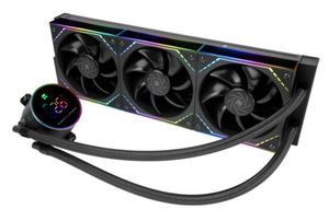 קירור נוזלי למעבד עם צג טמפרטורה 3 מאוררים THERMALRIGHT MAGIC DIGITAL ARGB BLACK V2 360