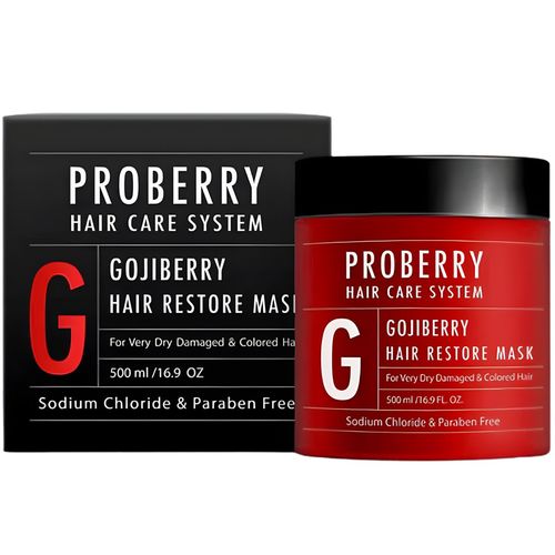 מארז פרימיום שמפו+מסכה+סרום+אמפולות ובושם PROBERRY לשיער יבש, צבוע ופגום פרוברי