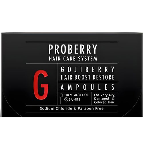 מארז פרימיום שמפו+מסכה+סרום+אמפולות ובושם PROBERRY לשיער יבש, צבוע ופגום פרוברי