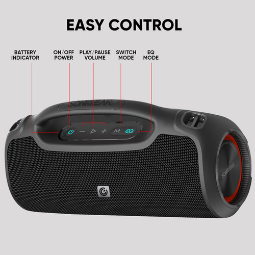רמקול בידורית נייד עוצמתי SonicGear STUDIOBEATS HD 