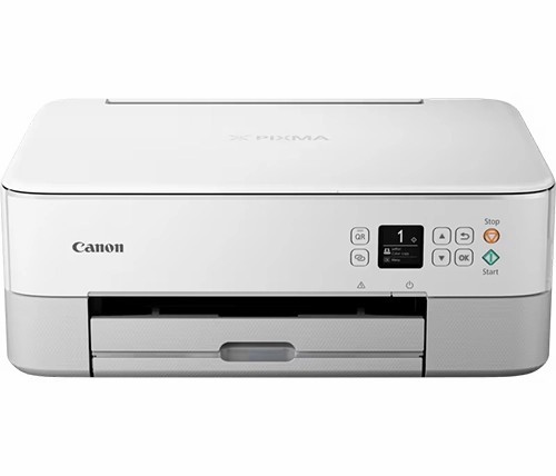 מדפסת קנון משולבת אלחוטית צבעונית Canon PIXMA TS5351i בצבע לבן