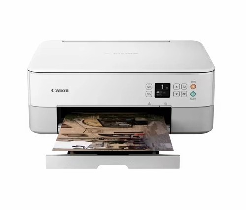 מדפסת קנון משולבת אלחוטית צבעונית Canon PIXMA TS5351i בצבע לבן