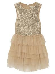 Short sequin and tulle dress