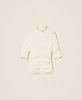 Gathered turtle neck jumper BLACK