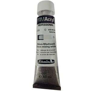צבע אקריליק שמינקה 60 מל סדרה 1 ארטיסט 104 PRIMAcryl Zircon mixing white