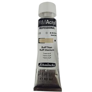 צבע אקריליק שמינקה 60 מל סדרה 1 ארטיסט 106 PRIMAcryl Buff titanium