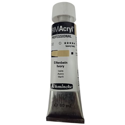 צבע אקריליק שמינקה 60 מל סדרה 1 ארטיסט 202 PRIMAcryl Ivory