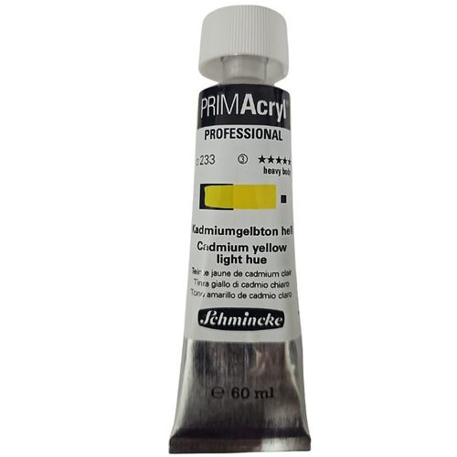 צבע אקריליק שמינקה 60 מל סדרה 3 ארטיסט 233 PRIMAcryl Cadmium yellow light hue  