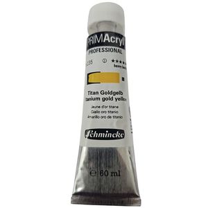 צבע אקריליק שמינקה 60 מל סדרה 3 ארטיסט 235 PRIMAcryl Titanium gold yellow   