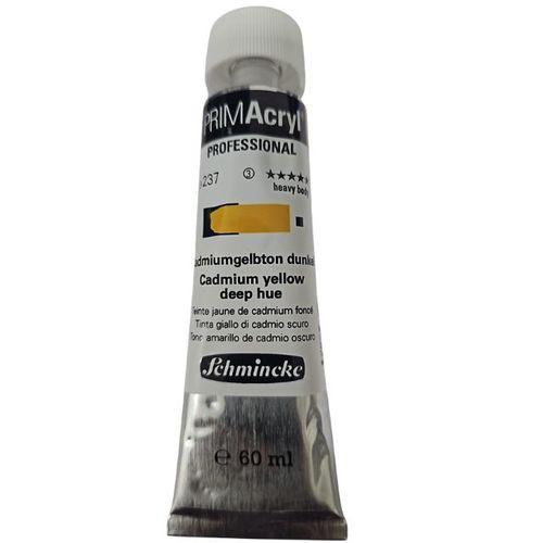 צבע אקריליק שמינקה 60 מל סדרה 3 ארטיסט 237 PRIMAcryl Cadmium yellow deep hue   