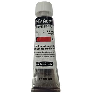 צבע אקריליק שמינקה 60 מל סדרה 3 ארטיסט 344 PRIMAcryl Cadmium red nedium hue   