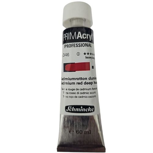 צבע אקריליק שמינקה 60 מל סדרה 3 ארטיסט 346 PRIMAcryl Cadmium red deep hue   