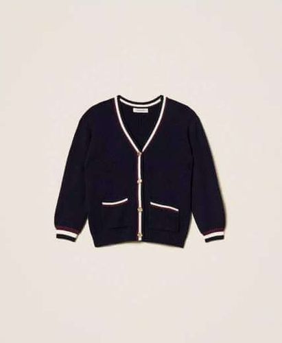 TWINSET CARDIGAN CLASSIC BLUE