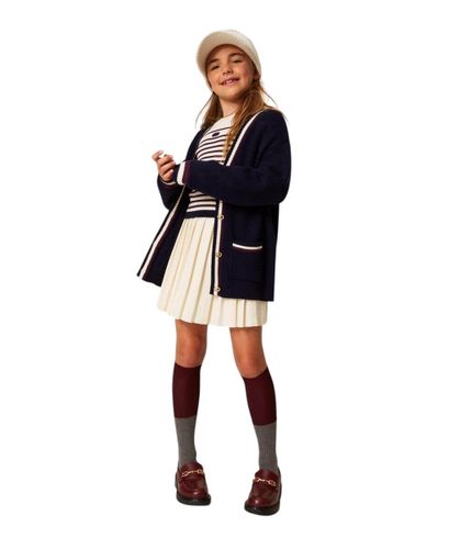 TWINSET CARDIGAN CLASSIC BLUE