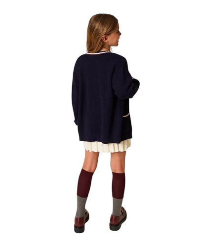 TWINSET CARDIGAN CLASSIC BLUE