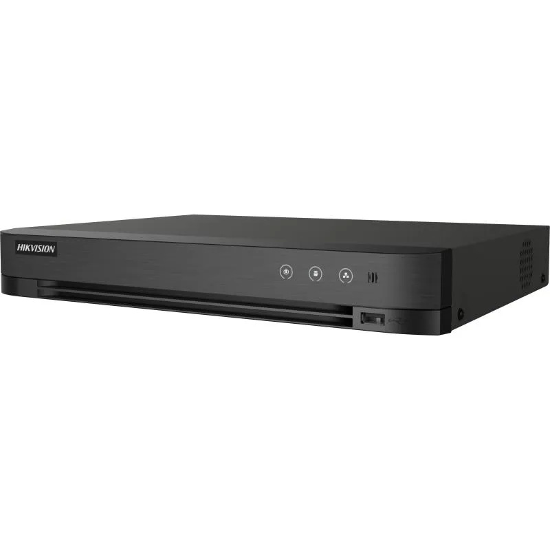 מערכת הקלטה אנלוגית 8 ערוצים כולל הארד דיסק 2TB מובנה דגם iDS-7208HUHI-M1/X(STD)-2T  מבית HikVision יבואן רשמי