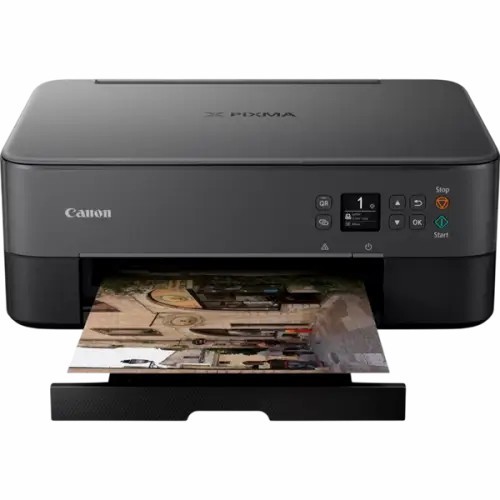 מדפסת הזרקת דיו צבעונית PIXMA TS5350I צבע שחור Canon