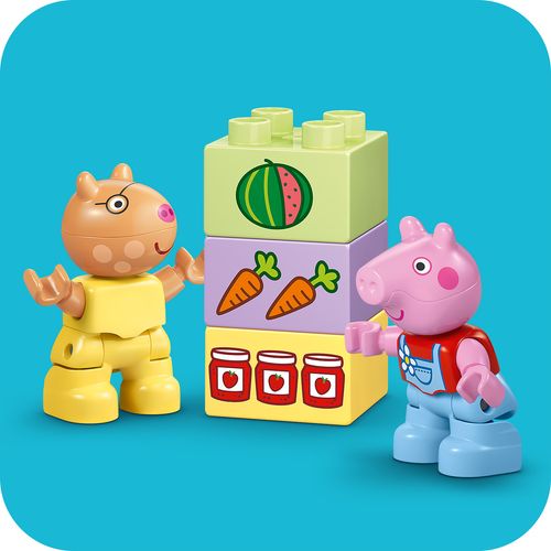 לגו דופלו - טרקטור ודוכן בשוק   10468
